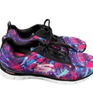 Skechers Flex Sole Colorful Athletic Shoes